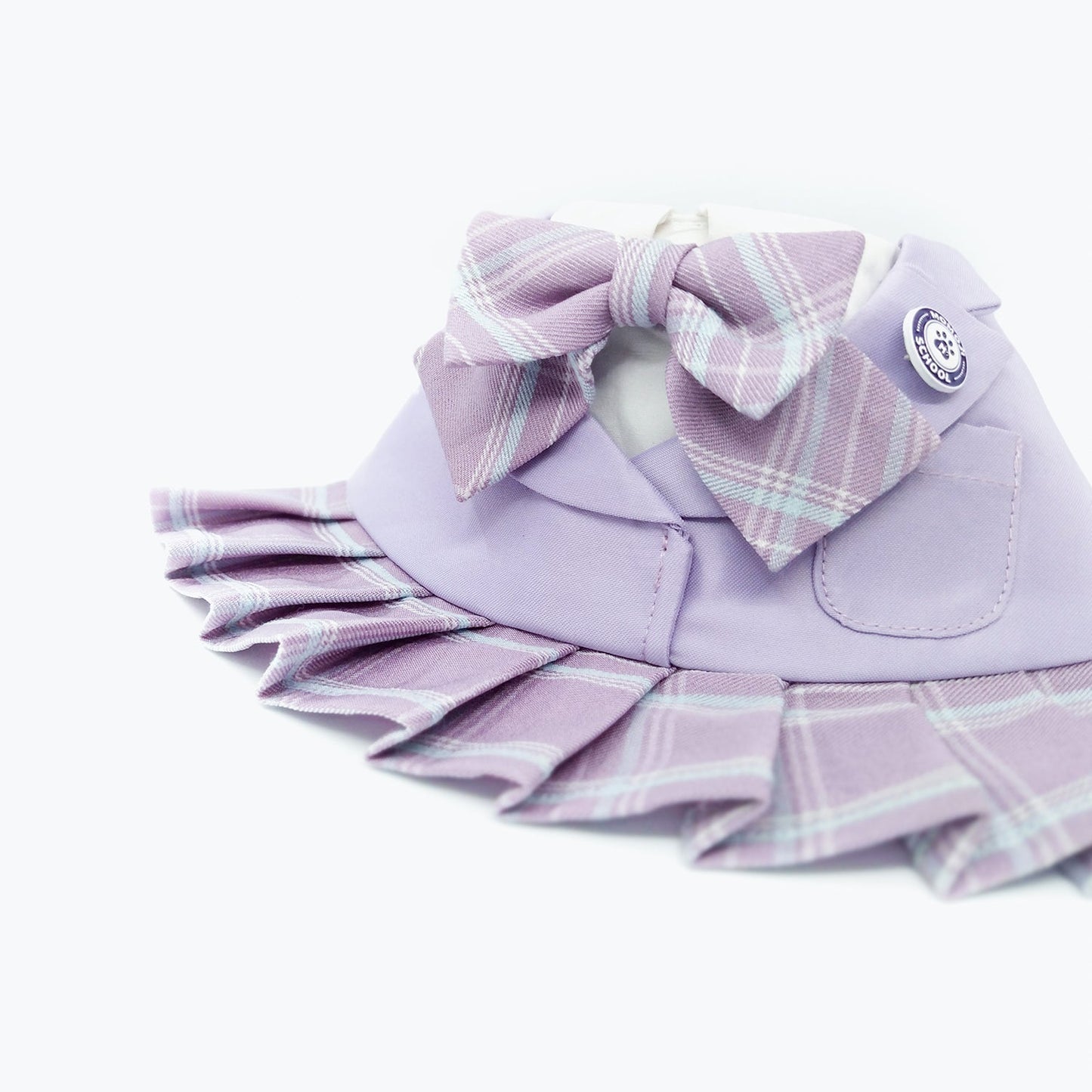 St Edan Girls (1-Lavender Purple Bow)